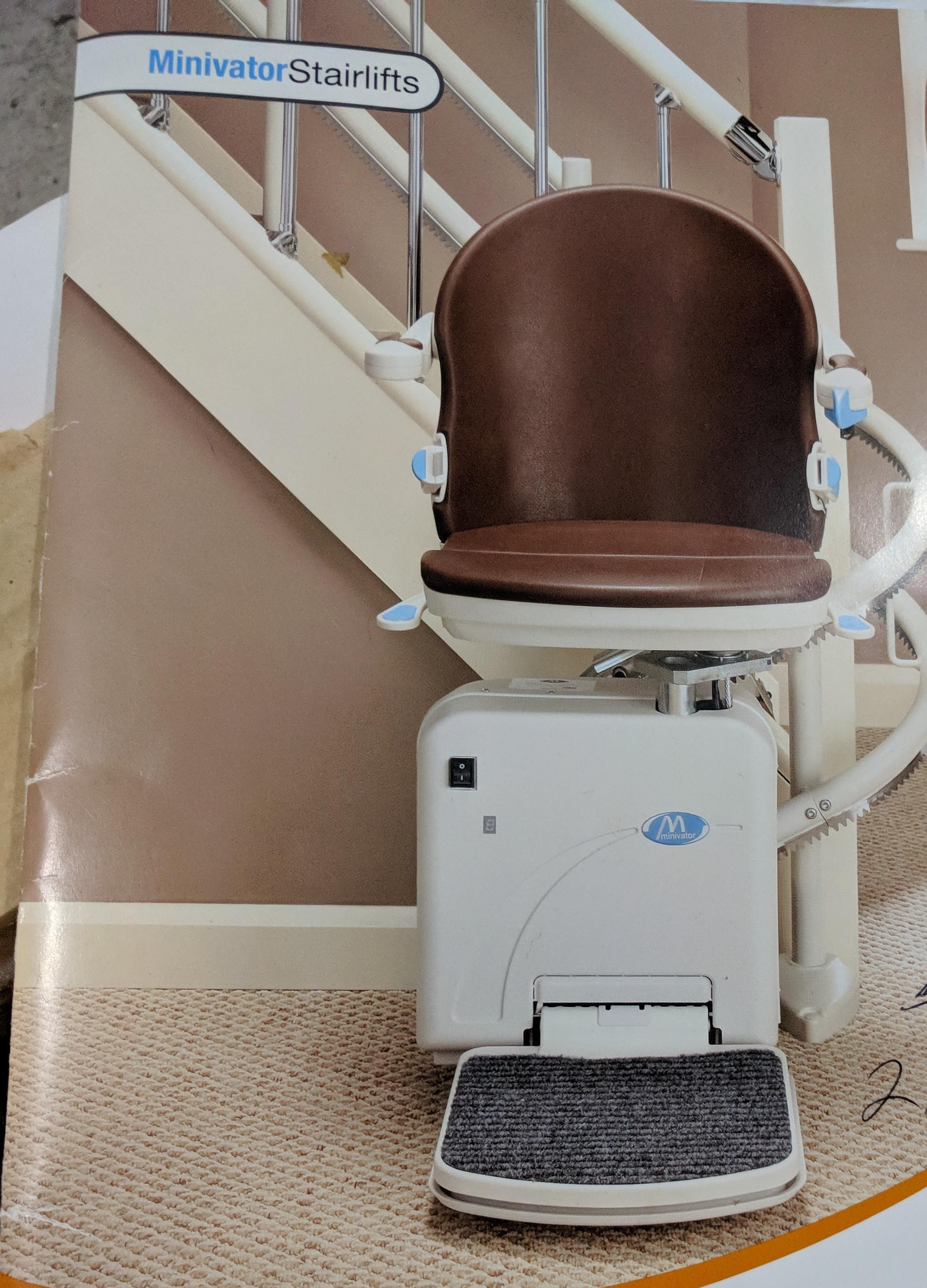 Stair lift - dismantled